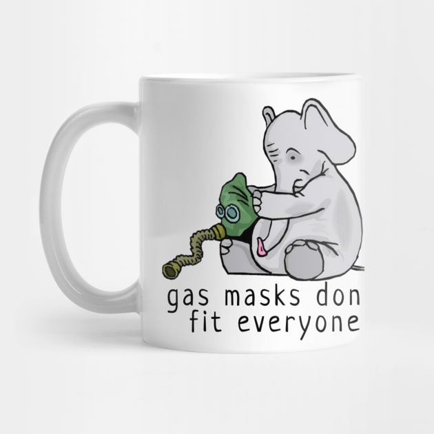 Gas Masks Elephant by HolidayBug